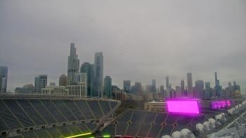 Weather camera view of Soldier Field.