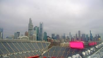 Weather camera view of Soldier Field.