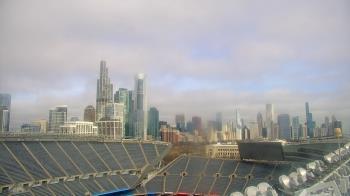 Weather camera view of Soldier Field.