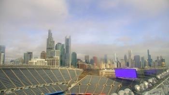 Weather camera view of Soldier Field.