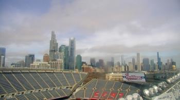 Weather camera view of Soldier Field.