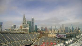 Weather camera view of Soldier Field.