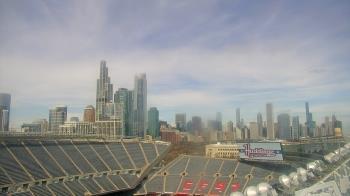 Weather camera view of Soldier Field.