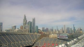 Weather camera view of Soldier Field.