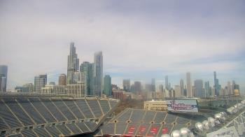 Weather camera view of Soldier Field.
