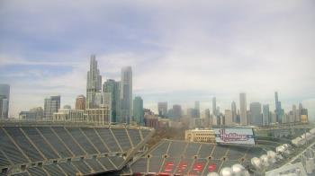 Weather camera view of Soldier Field.