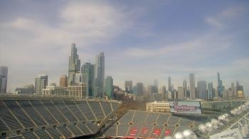 Weather camera view of Soldier Field.