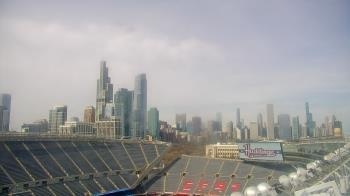 Weather camera view of Soldier Field.