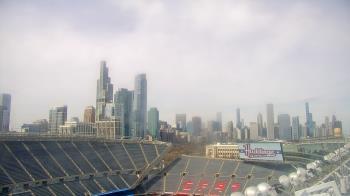 Weather camera view of Soldier Field.