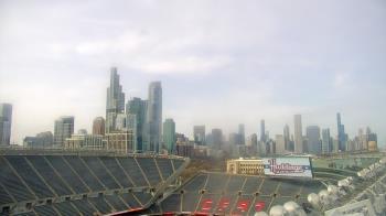 Weather camera view of Soldier Field.