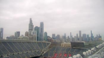 Weather camera view of Soldier Field.