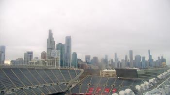 Weather camera view of Soldier Field.
