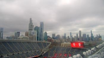 Weather camera view of Soldier Field.