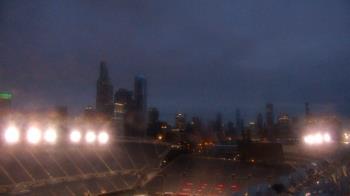 Weather camera view of Soldier Field.
