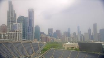 Weather camera view of Soldier Field.
