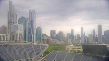 Weather camera view of Soldier Field.