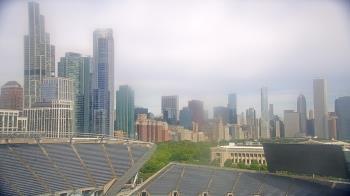Weather camera view of Soldier Field.