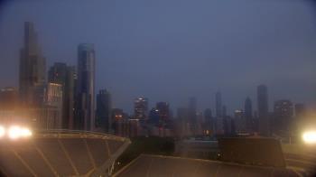 Weather camera view of Soldier Field.