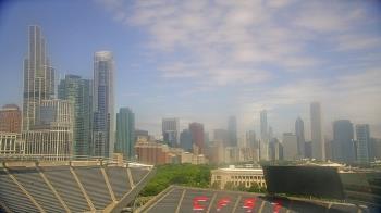 Weather camera view of Soldier Field.
