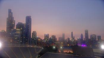 Weather camera view of Soldier Field.
