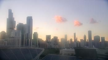 Weather camera view of Soldier Field.