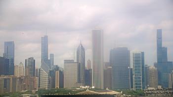 Weather camera view of Soldier Field.