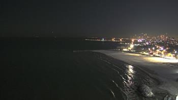 Weather camera view of Edgewater Beach.