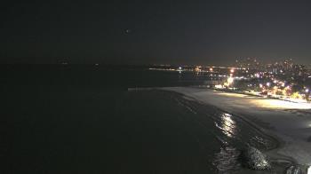 Weather camera view of Edgewater Beach.