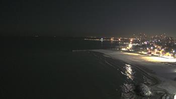 Weather camera view of Edgewater Beach.