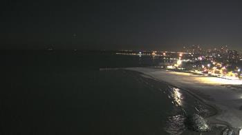 Weather camera view of Edgewater Beach.