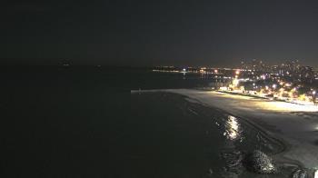 Weather camera view of Edgewater Beach.