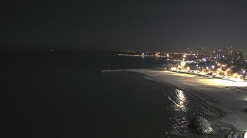 Weather camera view of Edgewater Beach.