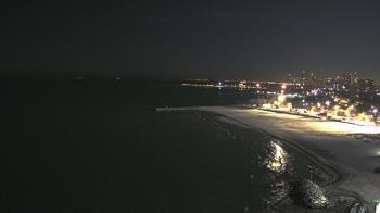 Weather camera view of Edgewater Beach.