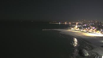 Weather camera view of Edgewater Beach.