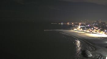Weather camera view of Edgewater Beach.