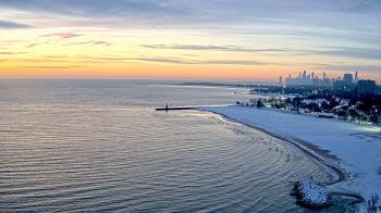 Weather camera view of Edgewater Beach.