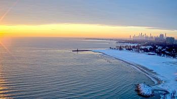Weather camera view of Edgewater Beach.