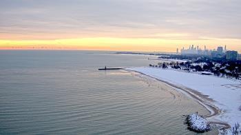 Weather camera view of Edgewater Beach.