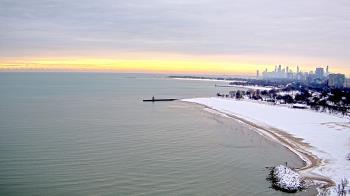Weather camera view of Edgewater Beach.