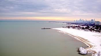 Weather camera view of Edgewater Beach.