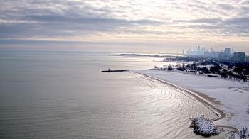 Weather camera view of Edgewater Beach.