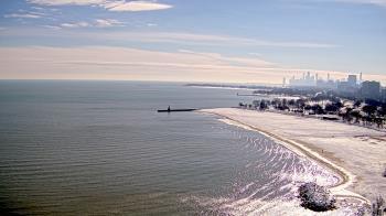 Weather camera view of Edgewater Beach.