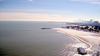 Weather camera view of Edgewater Beach.