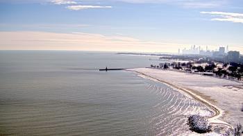 Weather camera view of Edgewater Beach.