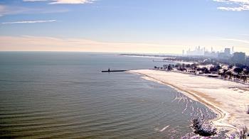 Weather camera view of Edgewater Beach.