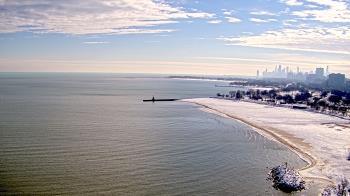 Weather camera view of Edgewater Beach.