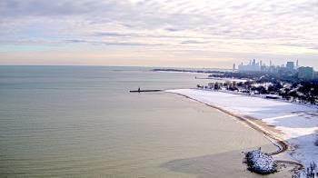 Weather camera view of Edgewater Beach.
