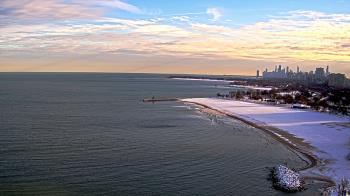 Weather camera view of Edgewater Beach.