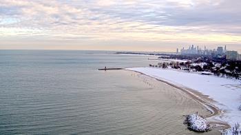 Weather camera view of Edgewater Beach.