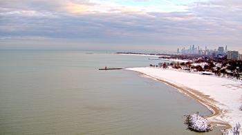 Weather camera view of Edgewater Beach.